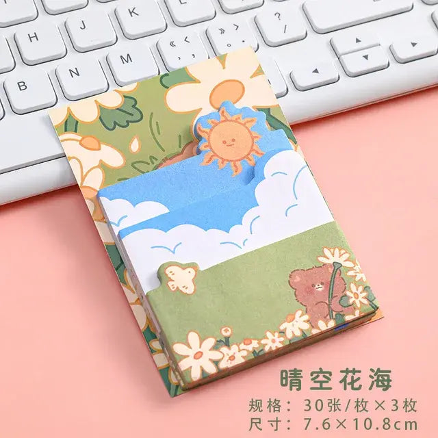 3 Size Adhesive Notepad Decal