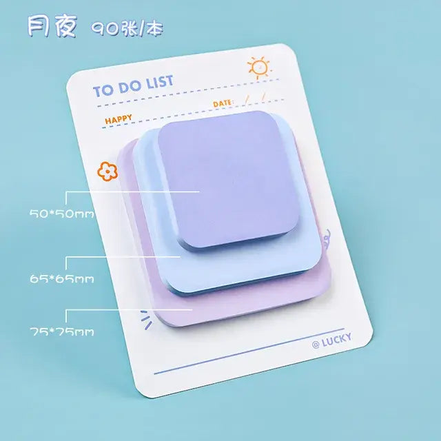 3 Size Adhesive Notepad Decal