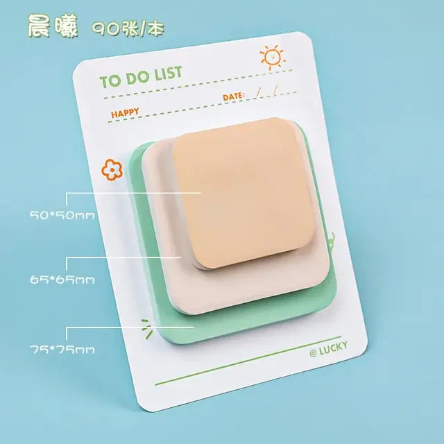 3 Size Adhesive Notepad Decal