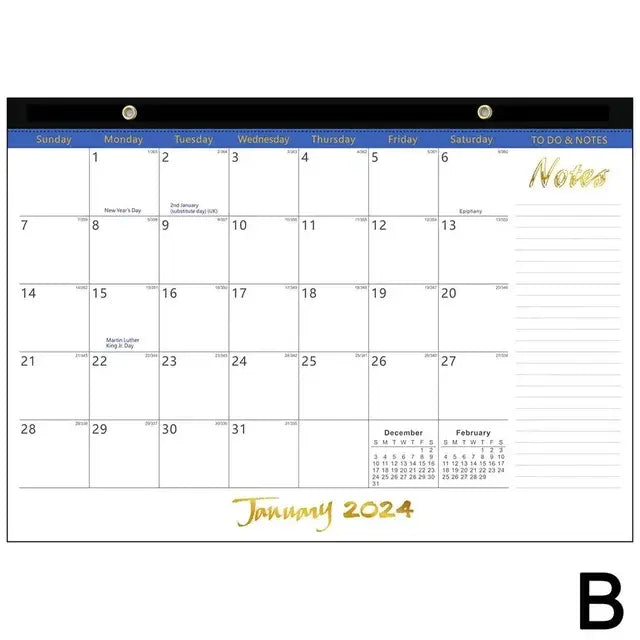 2024 Wall Calendar Hanging Planner