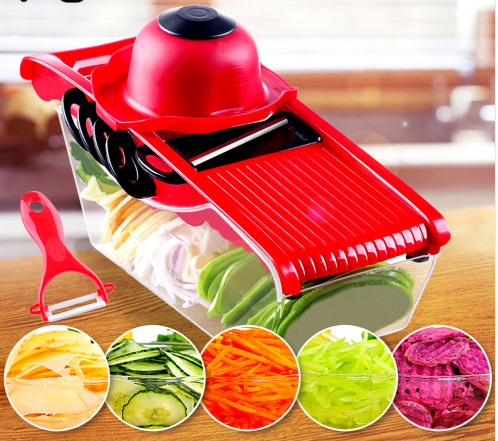 Multifunction 6 Blades Kitchen Slicer - paradrie