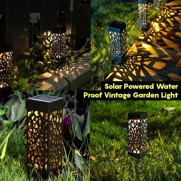 Solar Powered Waterproof Vintage Garden Light - paradrie