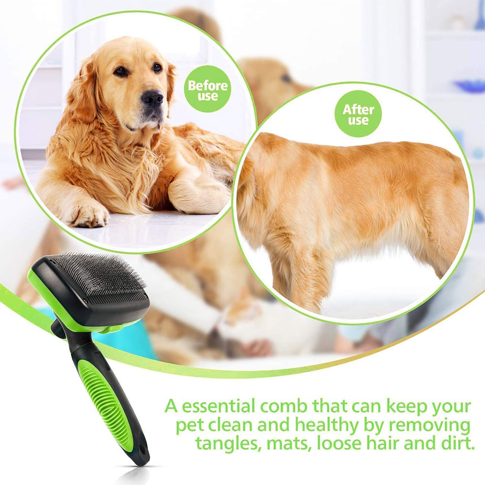 Self Cleaning Dog Brush - paradrie