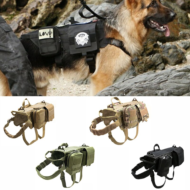 Tactical Military Dog Harness - paradrie