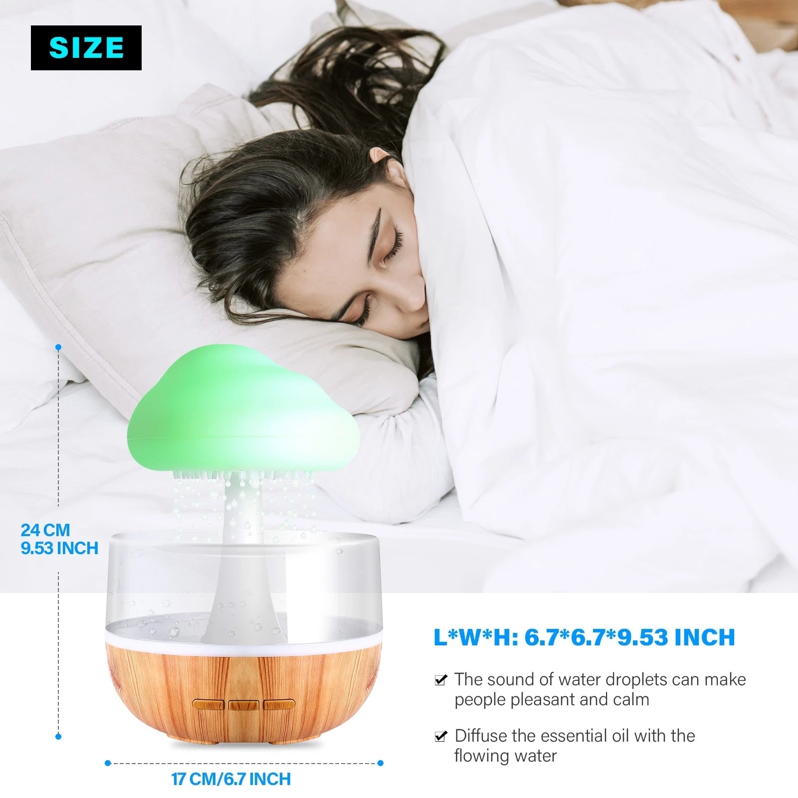 Desktop Rain Cloud Humidifier - paradrie