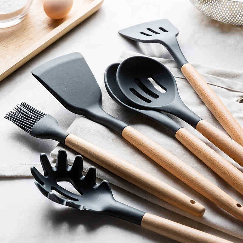 Non Stick Pot Spatula And Spoon - paradrie