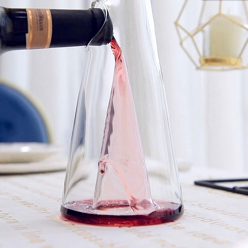 Transparent Wine Decanter - paradrie