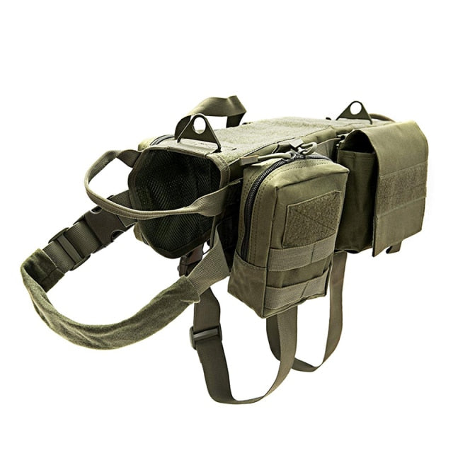 Tactical Military Dog Harness - paradrie