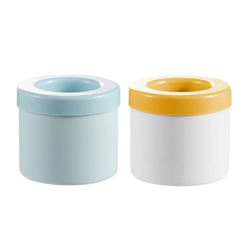 Silicone Cylinder Portable Ice Maker Bucket - paradrie