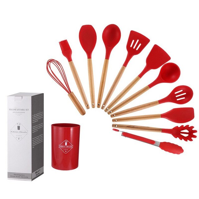 Non Stick Pot Spatula And Spoon - paradrie