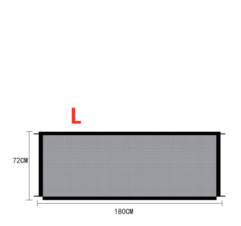 Black Foldable Protection Pet Safety Gate - paradrie