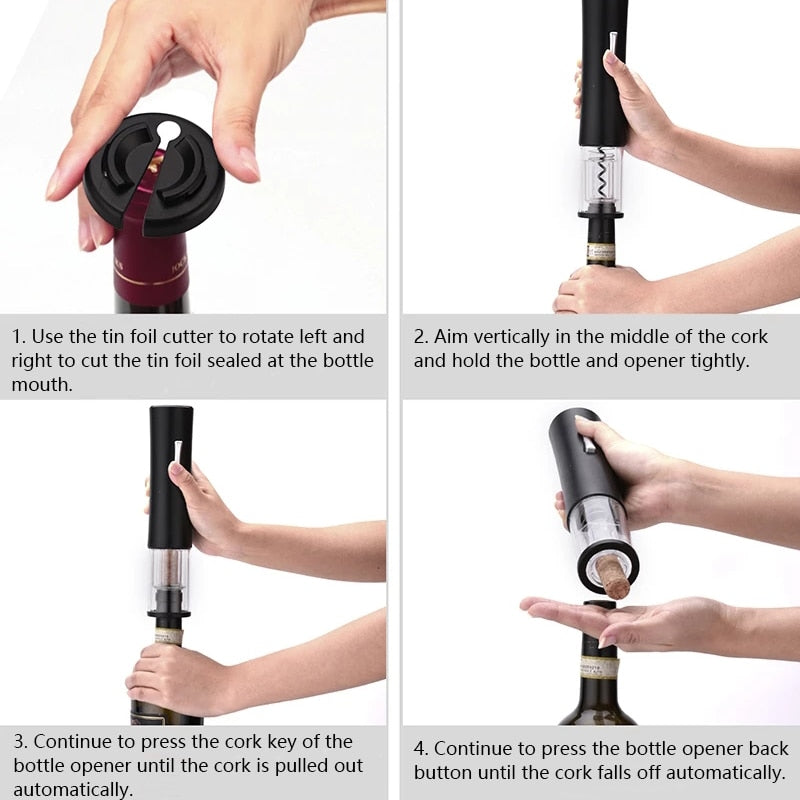 Automatic Wine Bottle Opener - paradrie