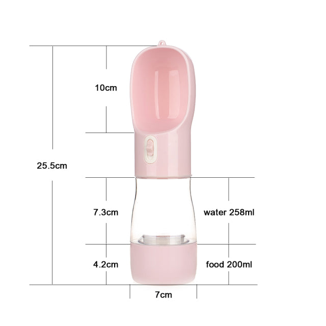 Pet Dog Water Bottle Feeder - paradrie