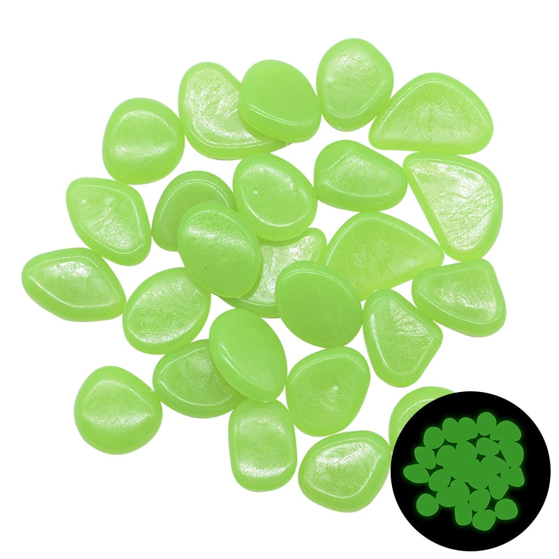 Glow in the Dark Garden Pebbles - paradrie