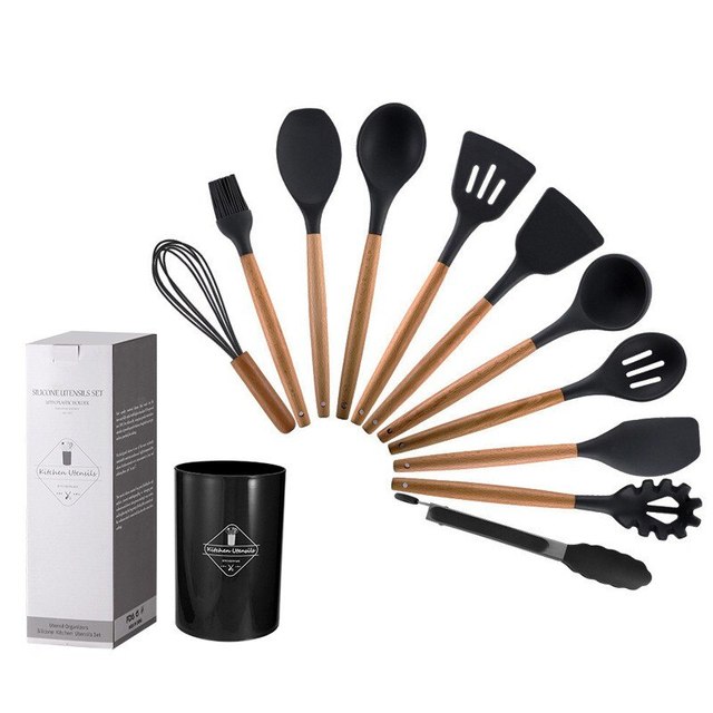 Non Stick Pot Spatula And Spoon - paradrie