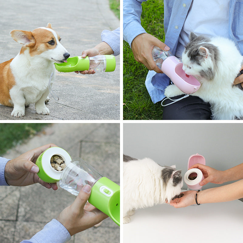 Pet Dog Water Bottle Feeder - paradrie