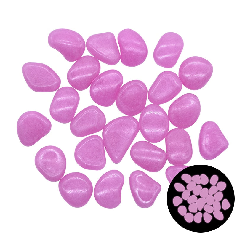 Glow in the Dark Garden Pebbles - paradrie