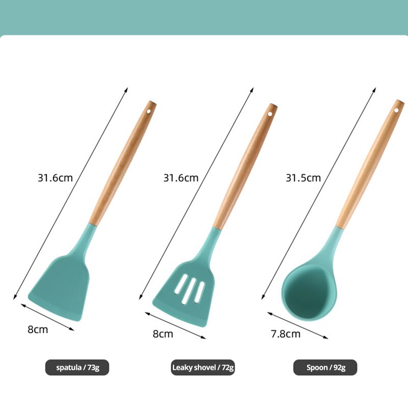 Non Stick Pot Spatula And Spoon - paradrie