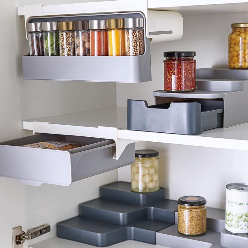 Kitchen Self-Adhesive Wall-Mounted Spice Organizer - paradrie