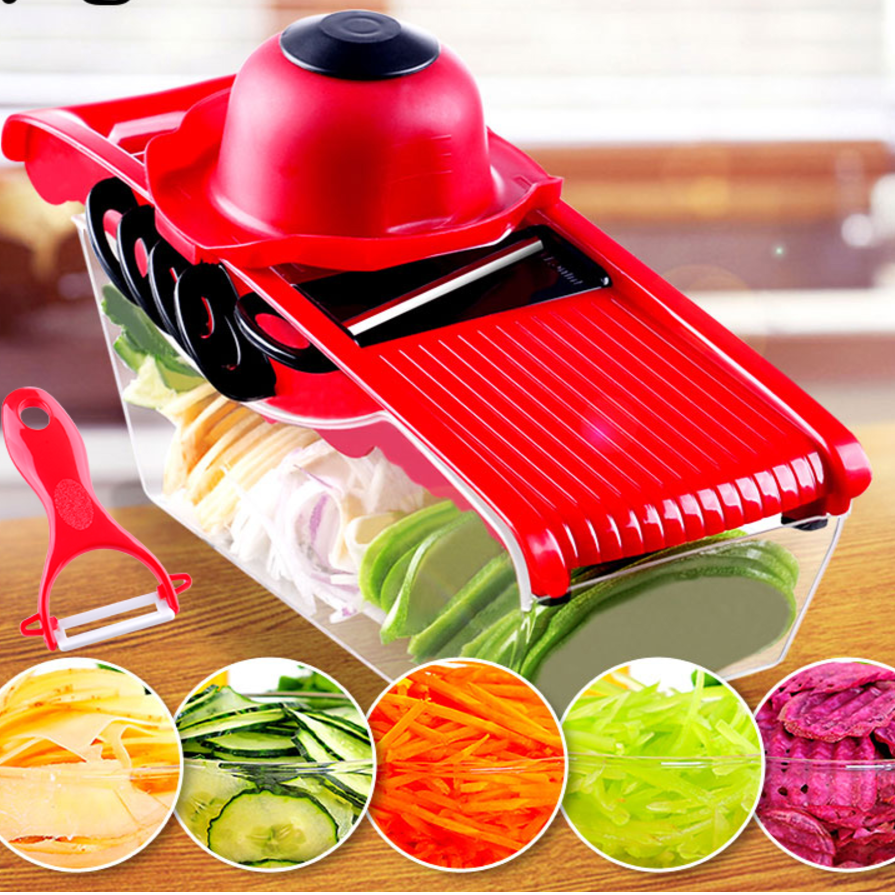 Multifunction 6 Blades Kitchen Slicer - paradrie