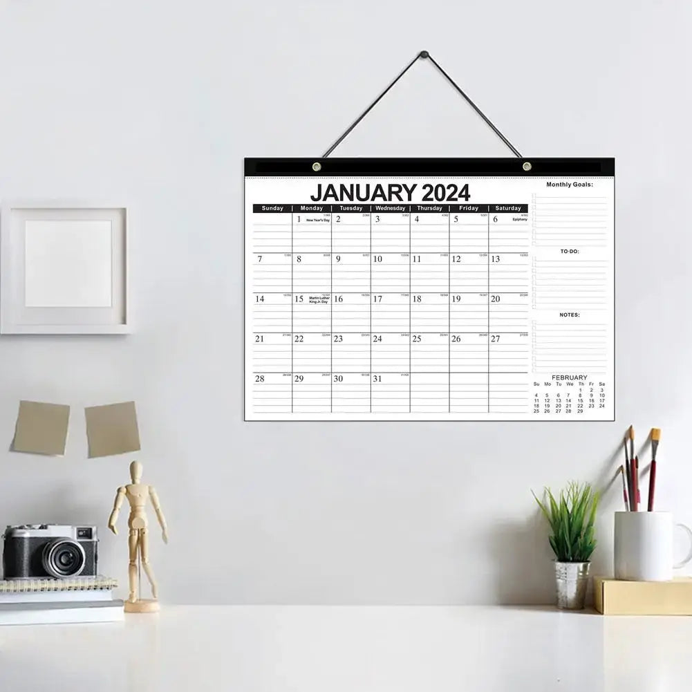 2024 Wall Calendar Hanging Planner