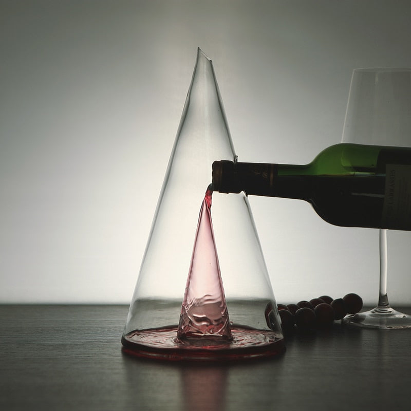 Transparent Wine Decanter - paradrie