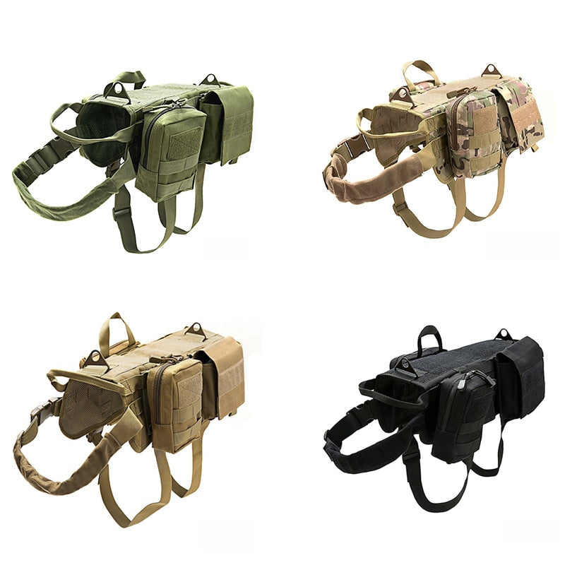 Tactical Military Dog Harness - paradrie