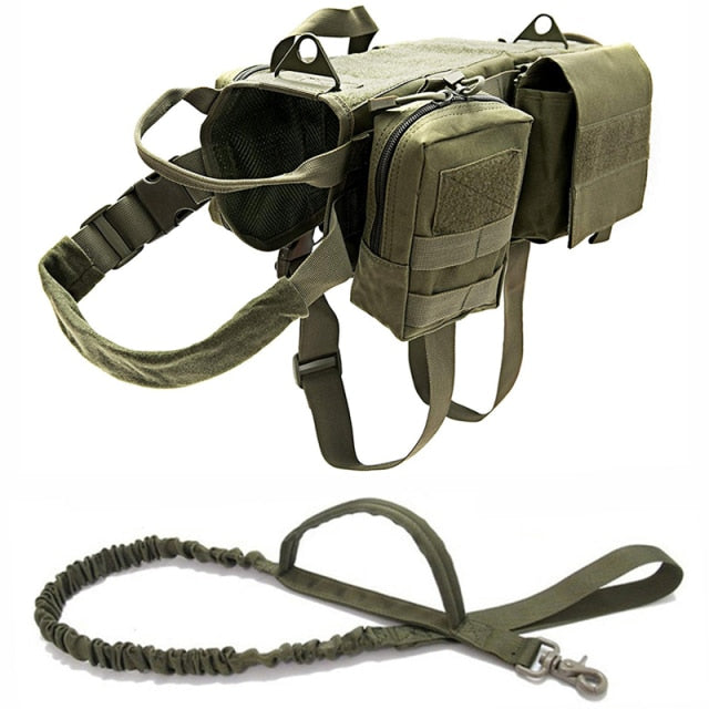 Tactical Military Dog Harness - paradrie