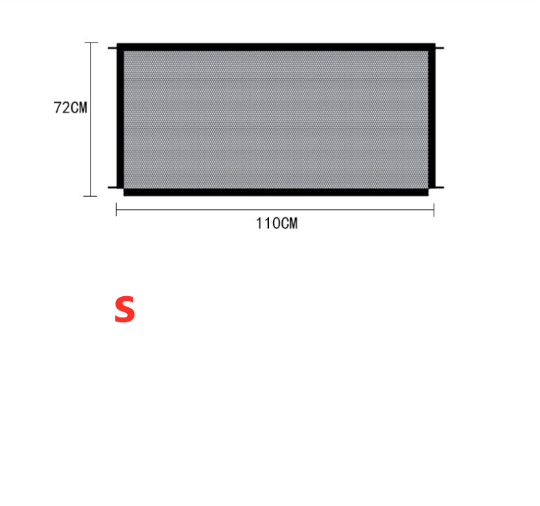 Black Foldable Protection Pet Safety Gate - paradrie