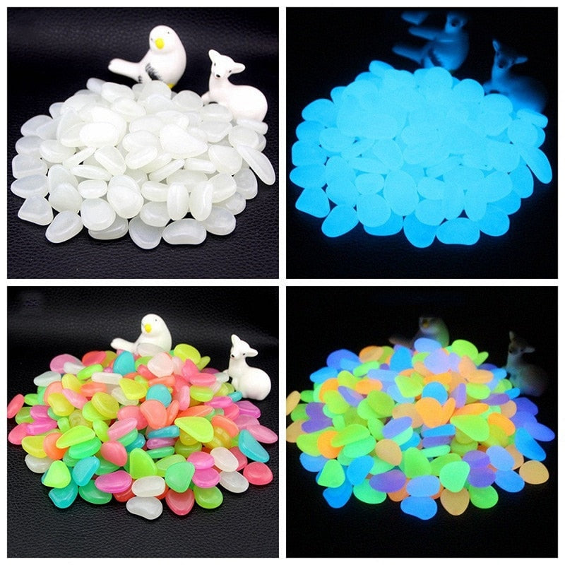 Glow in the Dark Garden Pebbles - paradrie