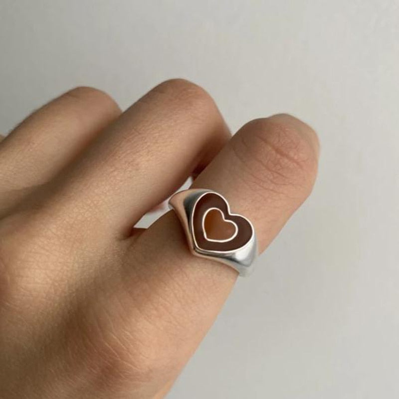 Creative Love Heart Ring - paradrie