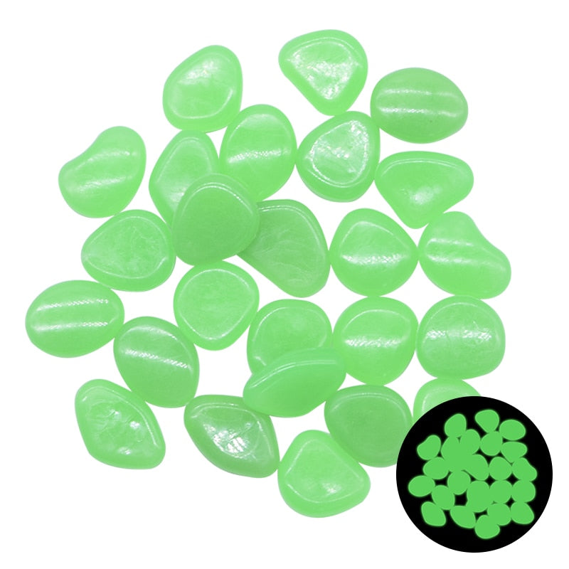 Glow in the Dark Garden Pebbles - paradrie