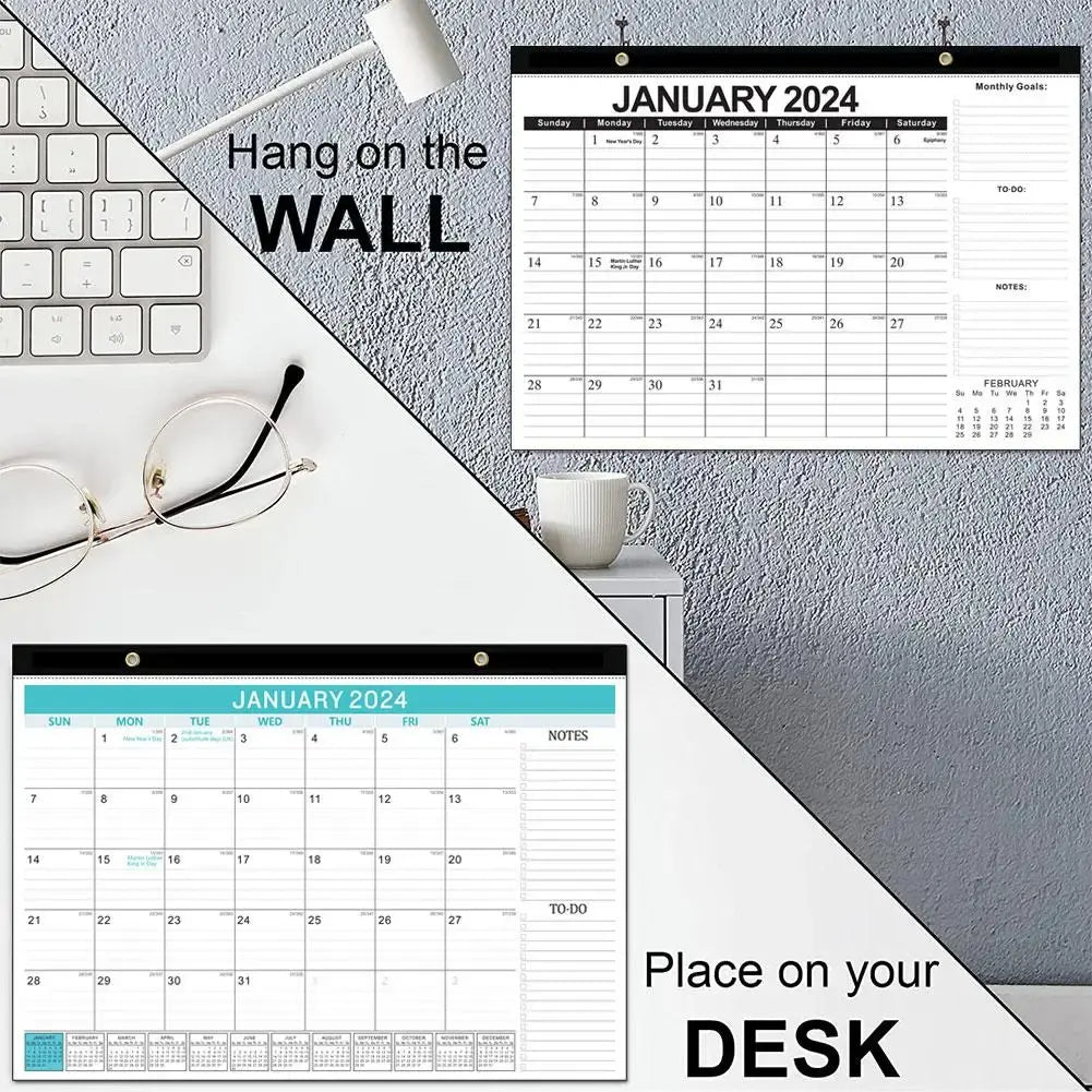 2024 Wall Calendar Hanging Planner