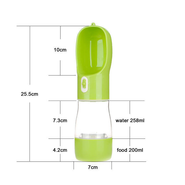 Pet Dog Water Bottle Feeder - paradrie