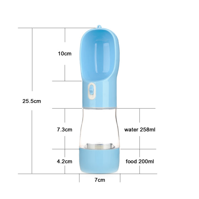 Pet Dog Water Bottle Feeder - paradrie