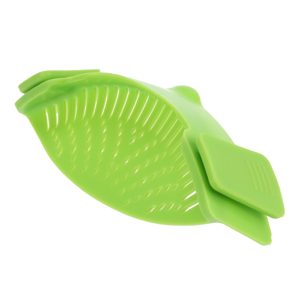 Silicone Kitchen Snap N Strain Filter - paradrie