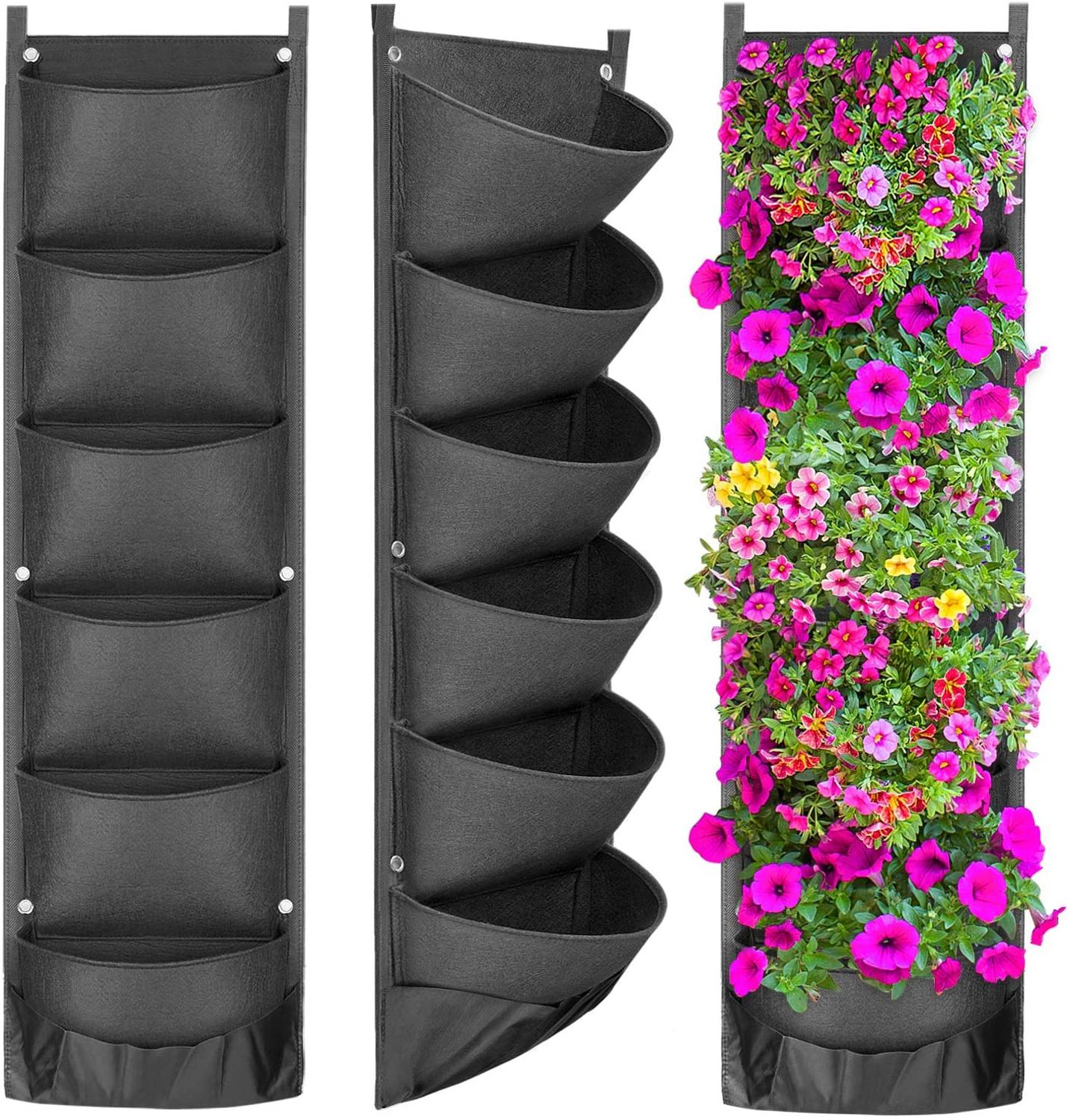 Vertical Hanging Garden Flower Pots - paradrie