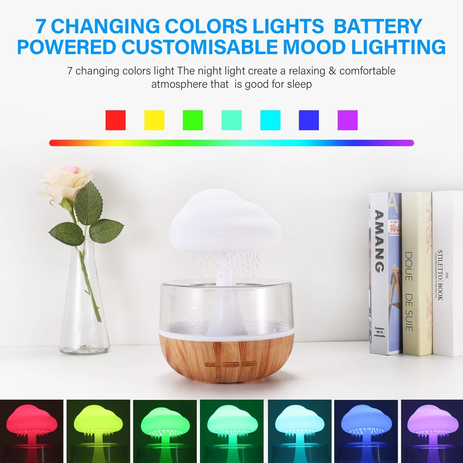 Desktop Rain Cloud Humidifier - paradrie