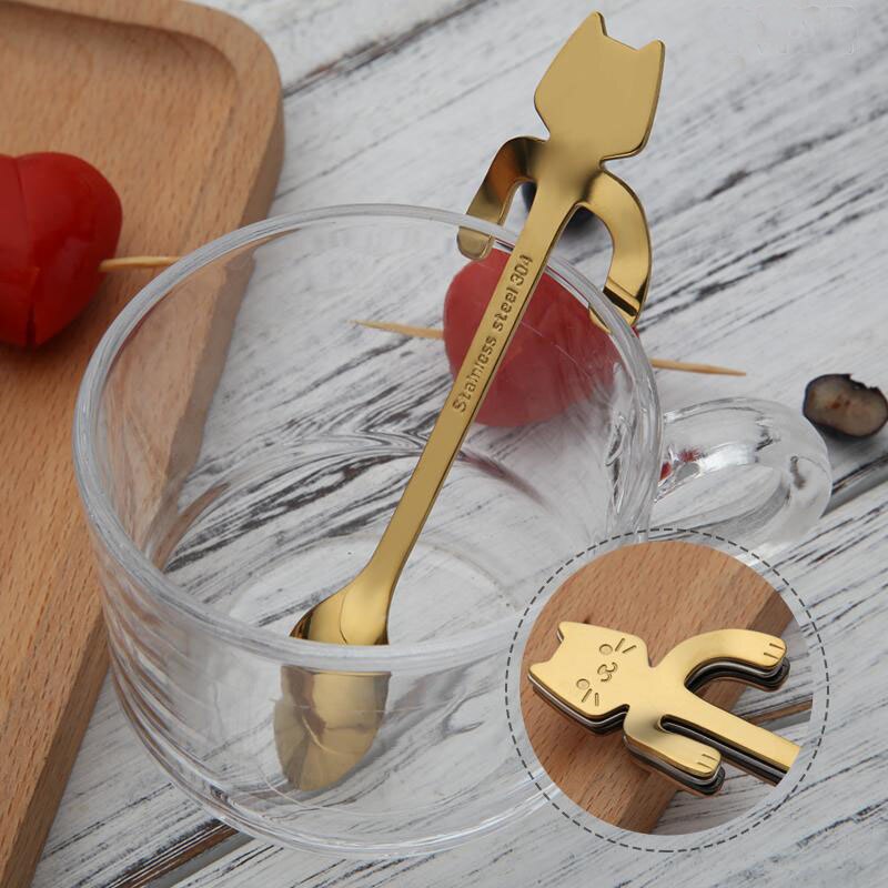 STAINLESS STEEL CAT TEASPOONS - paradrie