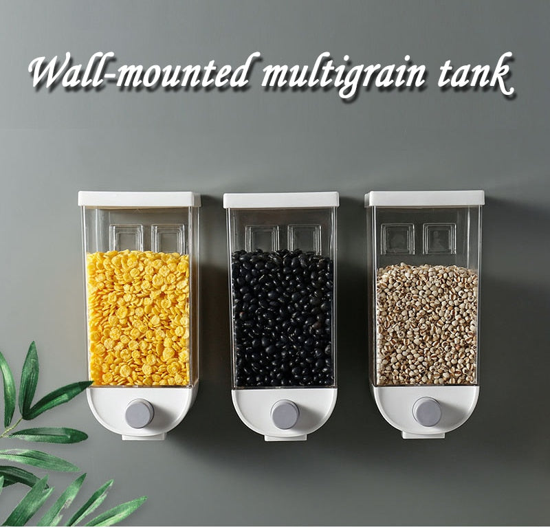 Wall-Mounted Kitchen Multi-Grain Sealed Jars - paradrie